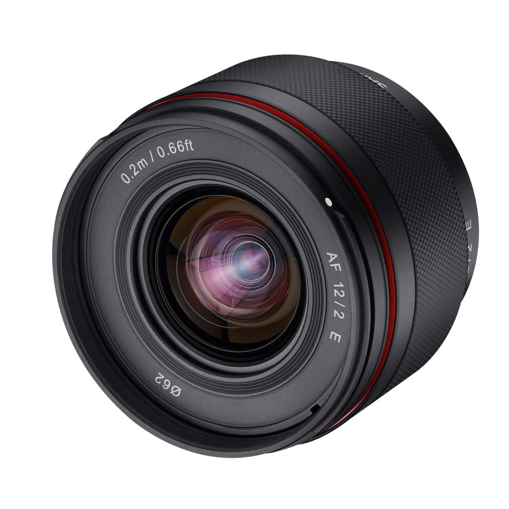 AF 12mm Obiettivo fotografico grandangolare - apertura F2.0, autofocus APS-C a focale fissa per Sony E Mount fotocamere Alpha 6600 6500 6400 6300 6100 6000 5100 5000 NEX