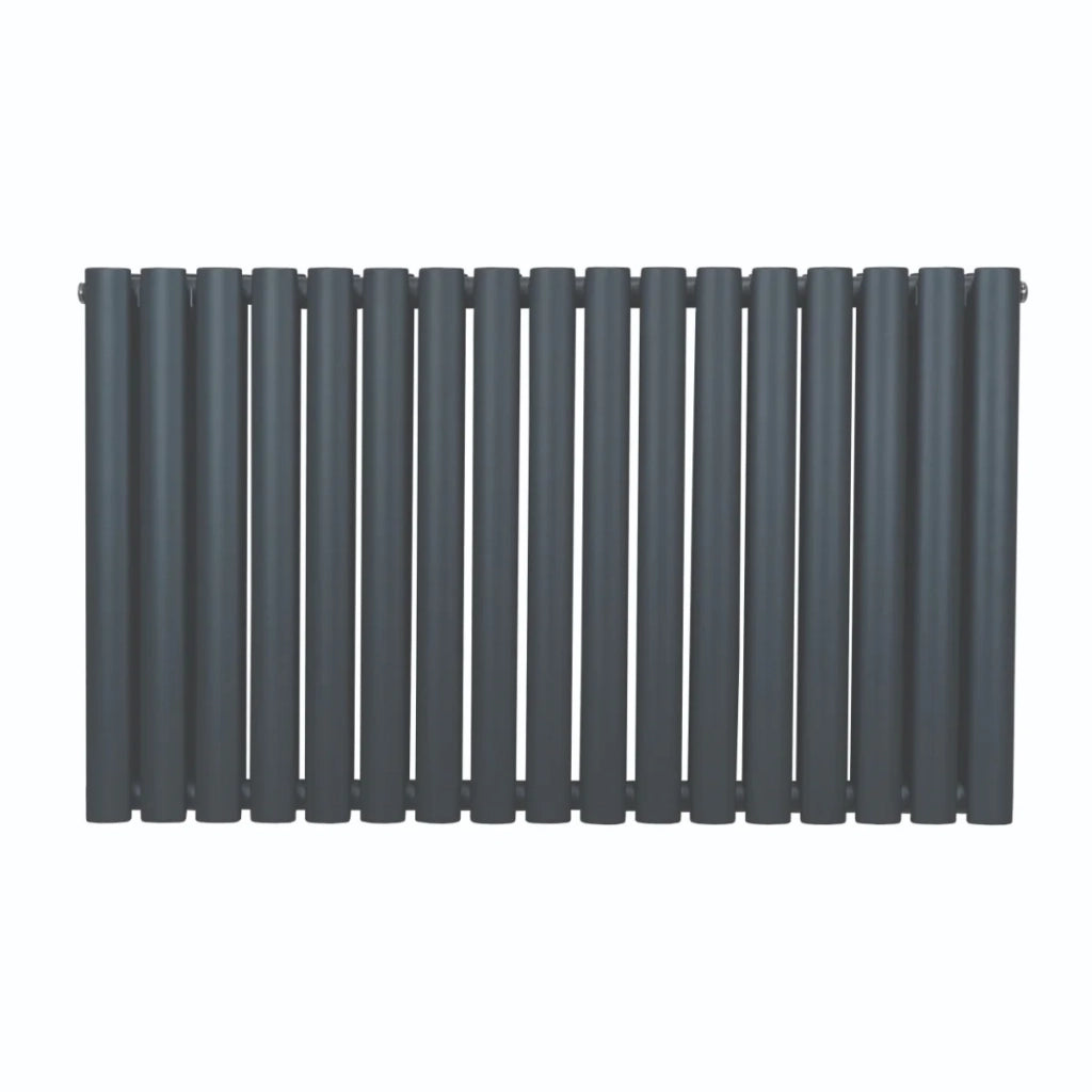 Radiatore a colonna ovale - 600 mm x 1020mm - Grigio Antracite
