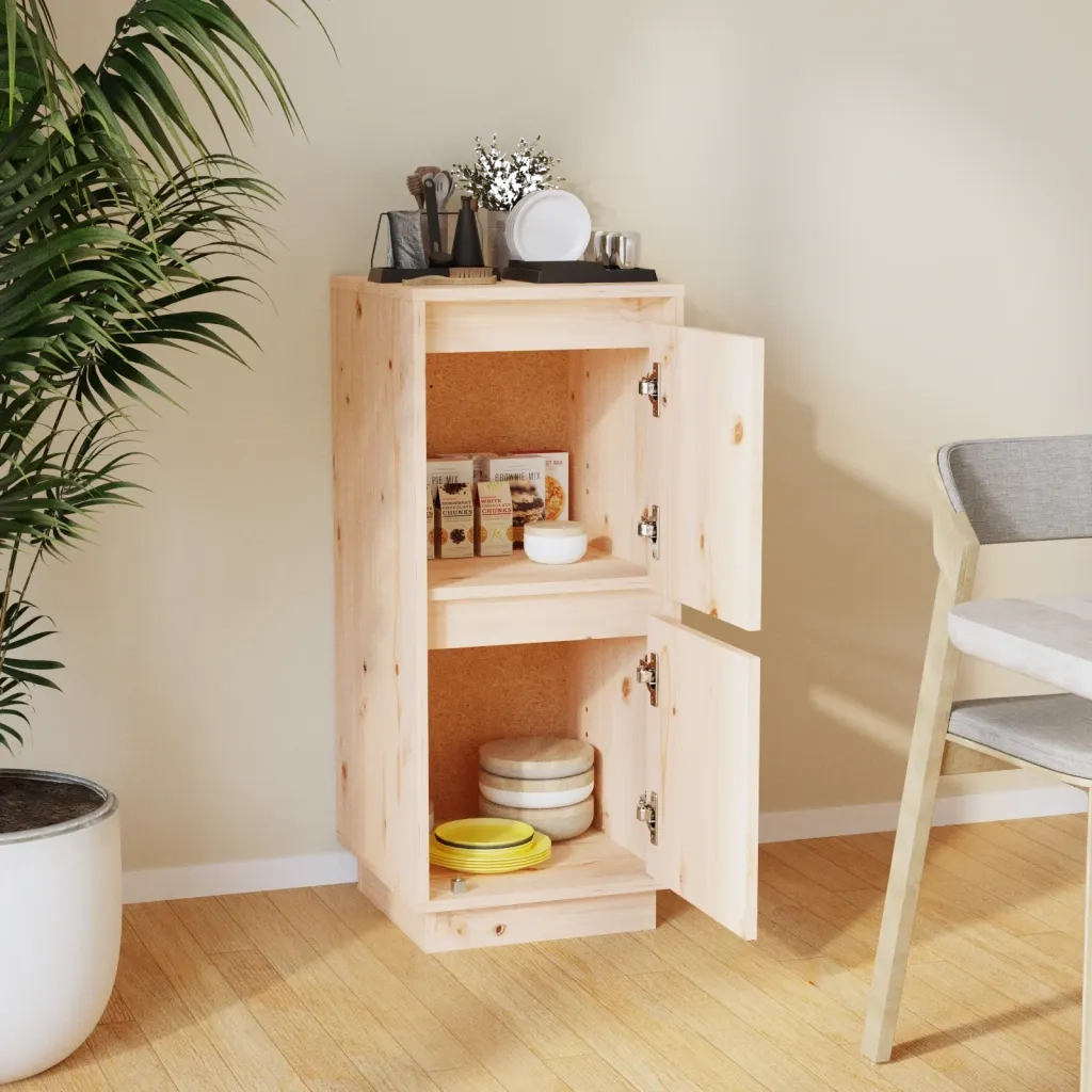 Credenza 31,5x34x75 cm in Legno Massello di Pino