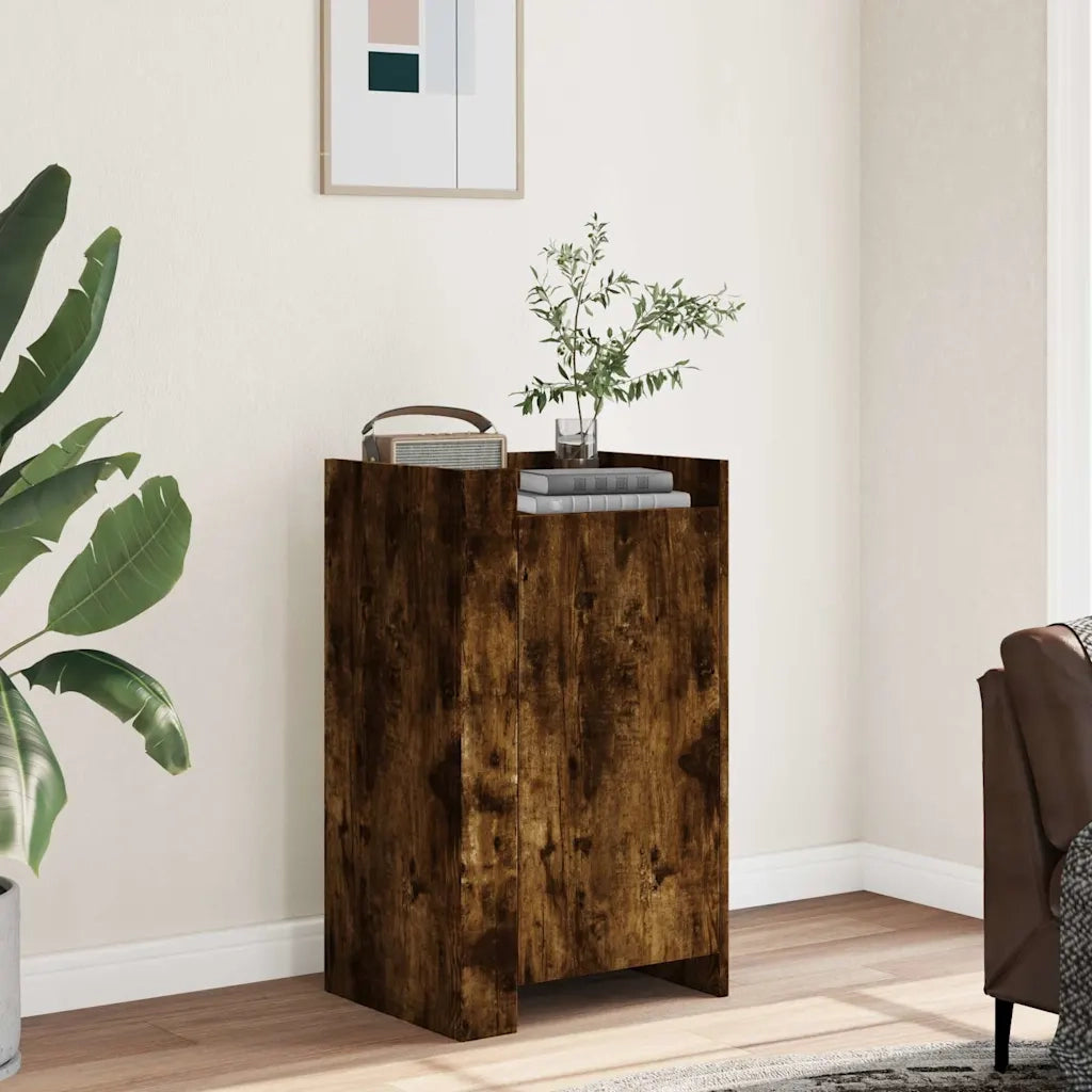 Credenza-Buffet-Armadio da cucina Rovere Fumo 45x35x75 cm in Legno Multistrato 961630