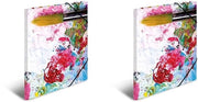 Binder per impressioni colori A3, 3-sezione, cartellino con angolo per bambini con stampa interna e elastico, set di mappe in cartone robusto per ragazzi e ragazze (confezione da 2)