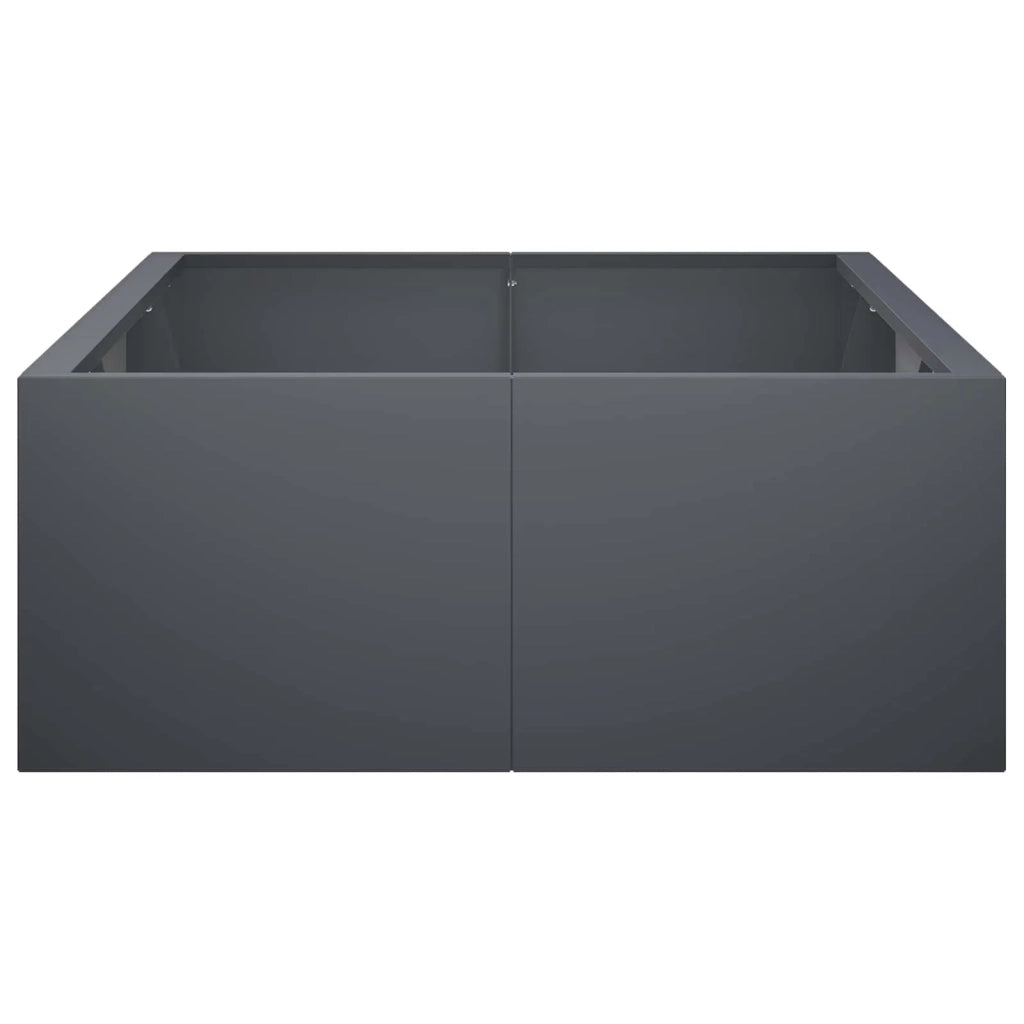Muro di contenimento 6 pz 200 x 100 x 30 cm Acciaio Antracite 3449221