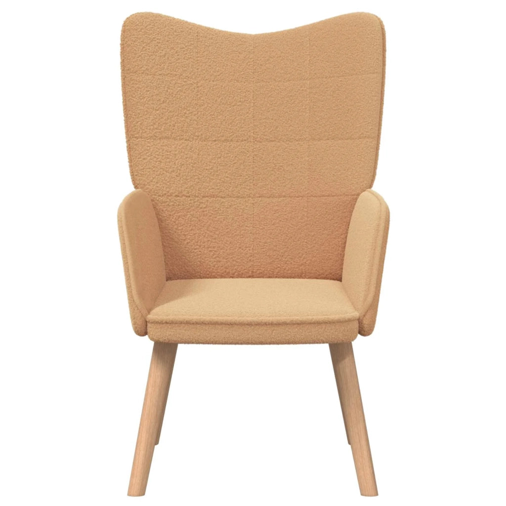 poltrona Beige 62 x 67 x 95,5 cm Tessuto Sherpa 42001782