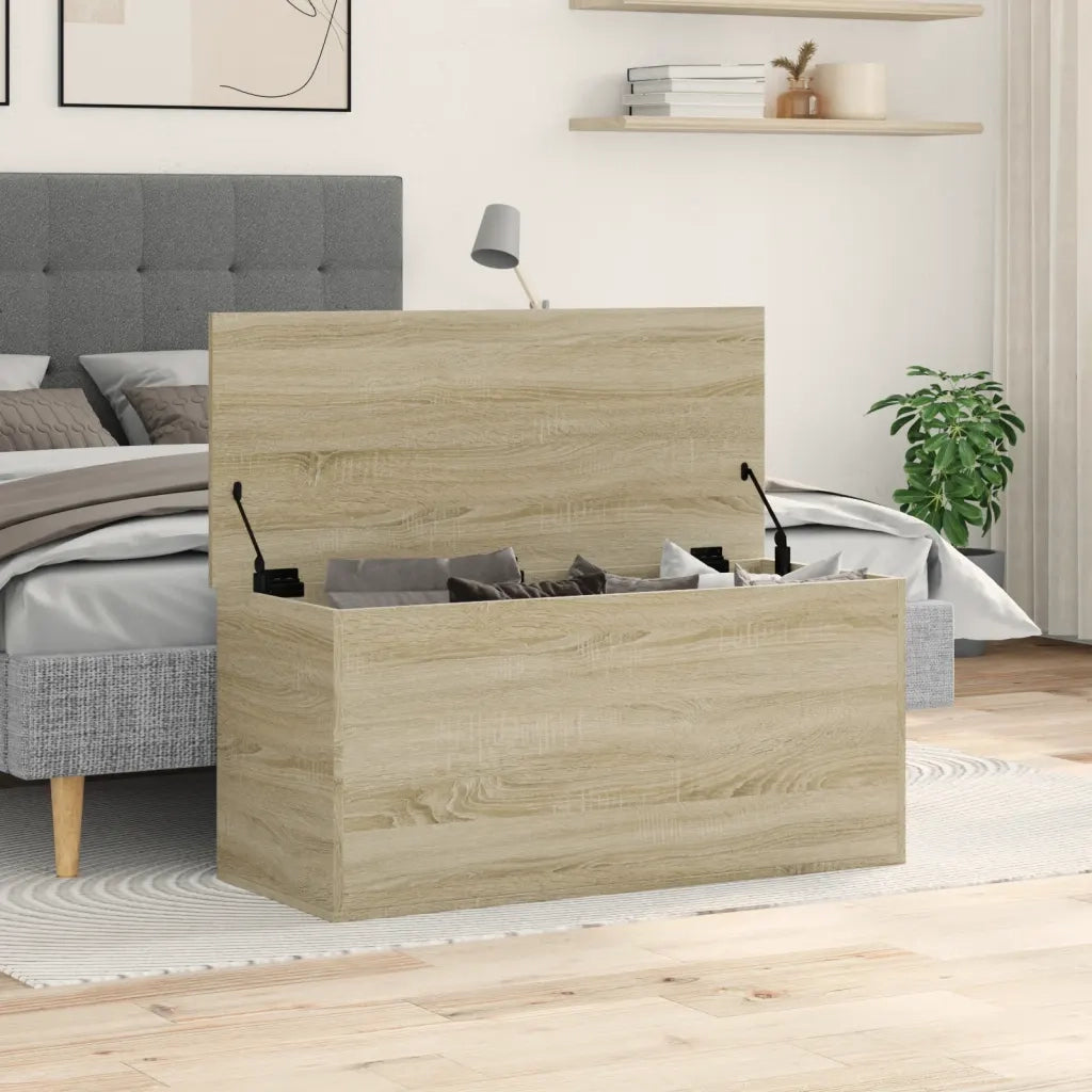 Contenitore Rovere Sonoma 100x42x46 cm Legno Multistrato