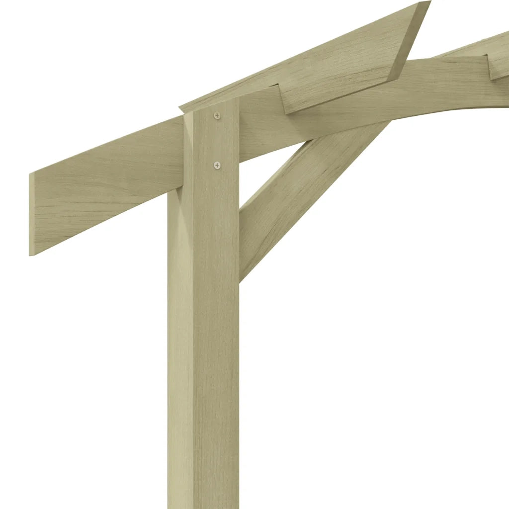 Pergola da Giardino Legno di Pino Impregnato 180x210x40 cm 44925