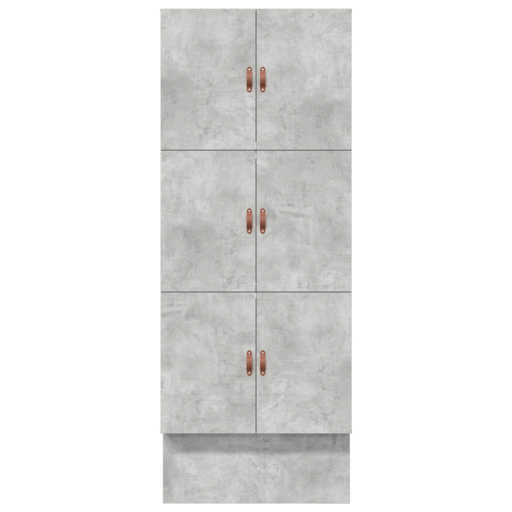 Struttura Letto con Contenitore Grigio cemento 90x200 cm