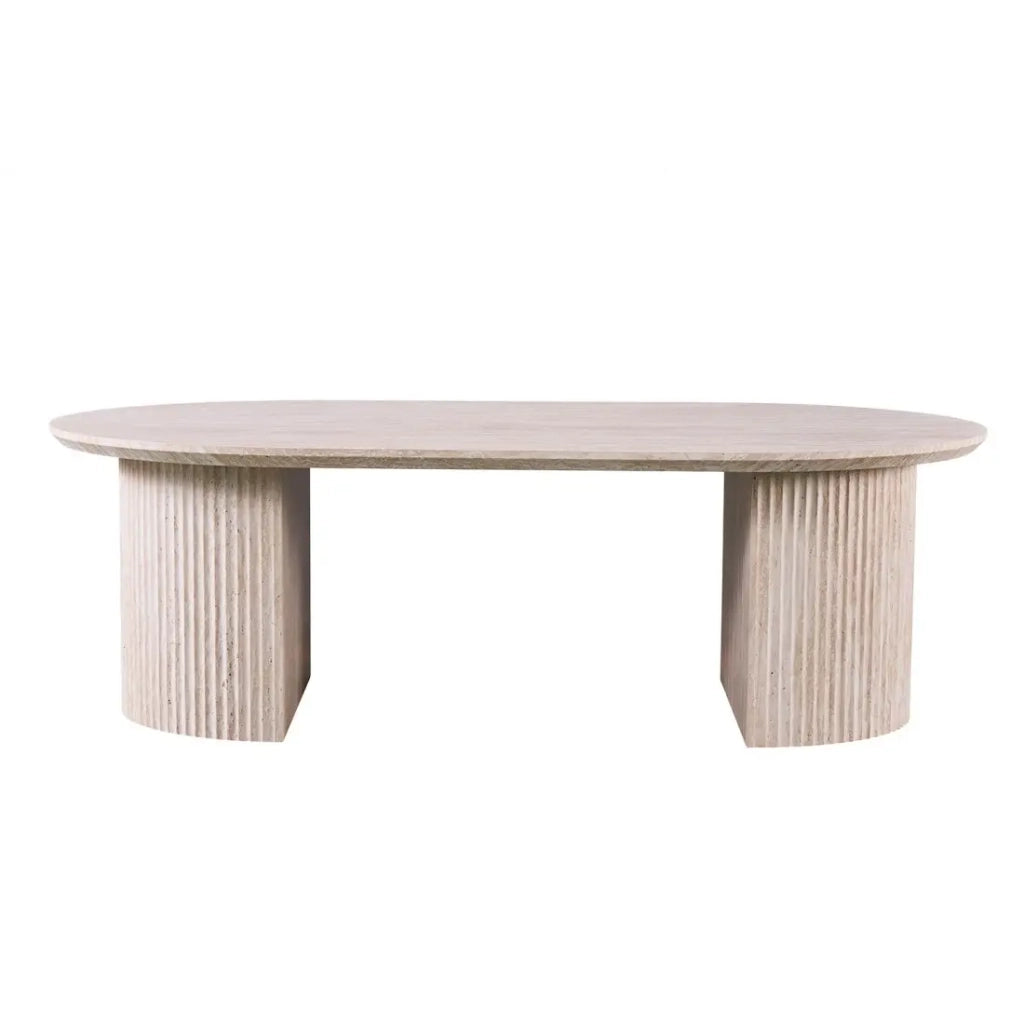 Table bassa VAGOS – Colore rovere chiaro – Tavolino rettangolare 120x70 cm – MDF – Design naturale e moderno