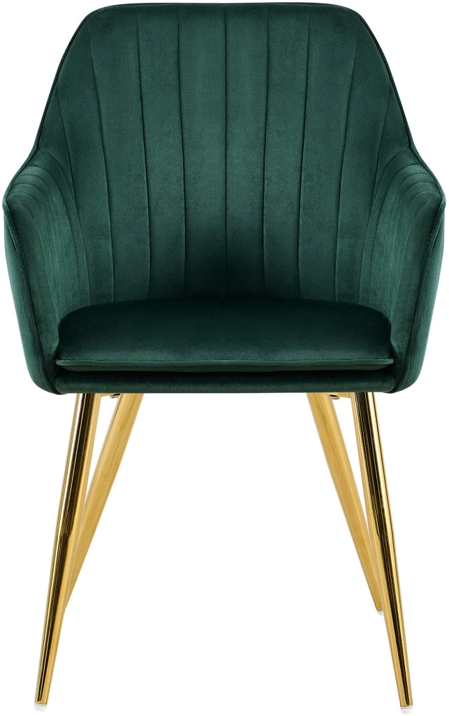 Esszimmerstuhl Cheryl Samt gold