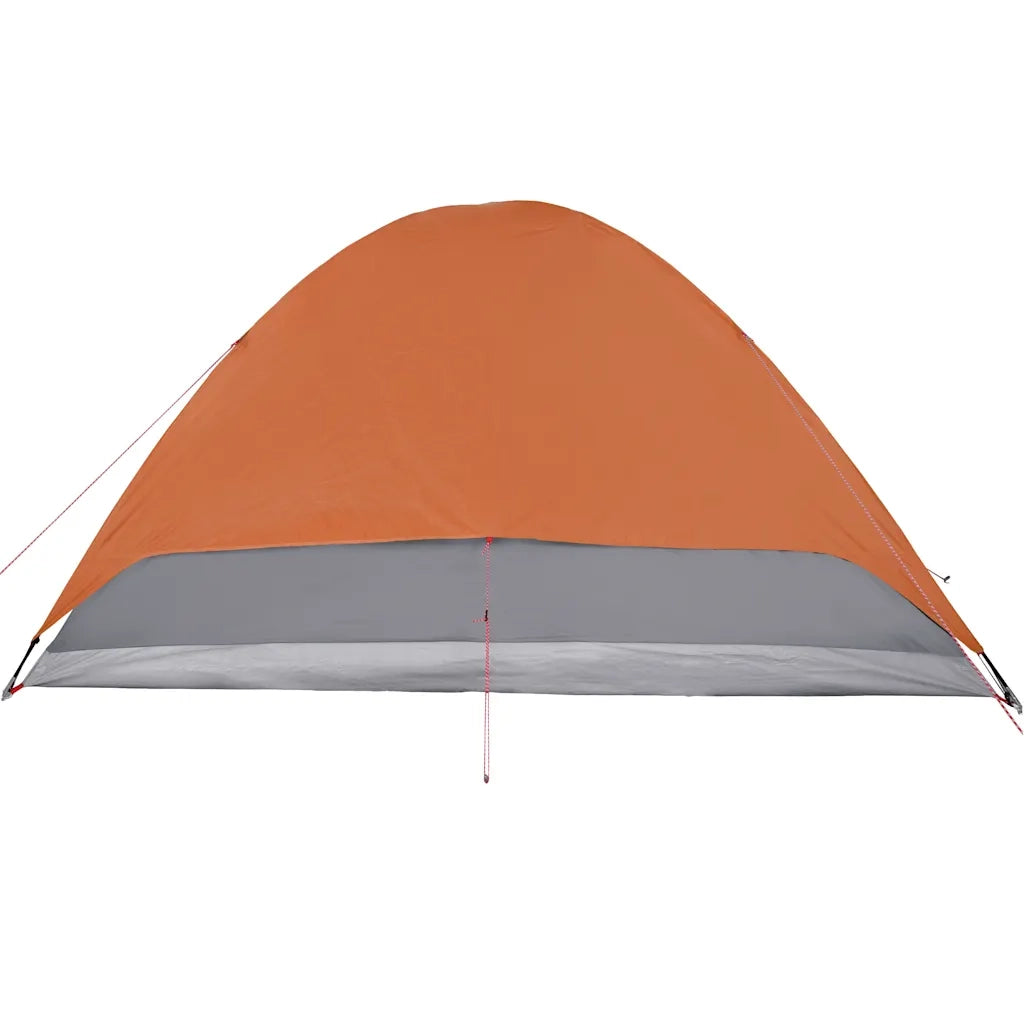 Tenda da Campeggio a Cupola 6 Persone Arancione Impermeabile 94414