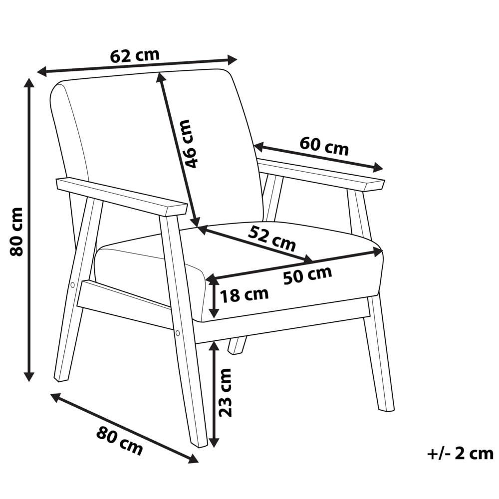 Poltrona grigio  chiaro poliestere tappezzeria design retrò struttura in legno soggiorno