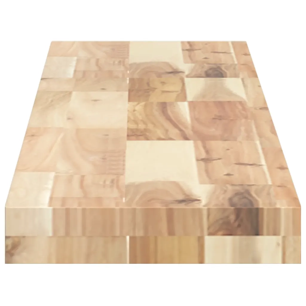 Mensole da Parete 3 pz 140x20x4 cm Legno Acacia Non Trattato