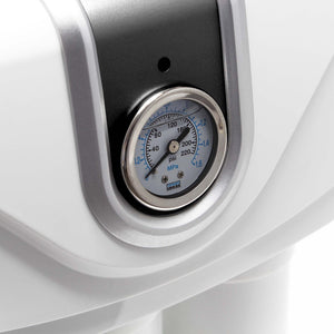 Naturewater Impianto osmosi inversa, filtrazione a 5 stadi 180 litri/g con pompa alloggiamento antipolvere e manometro