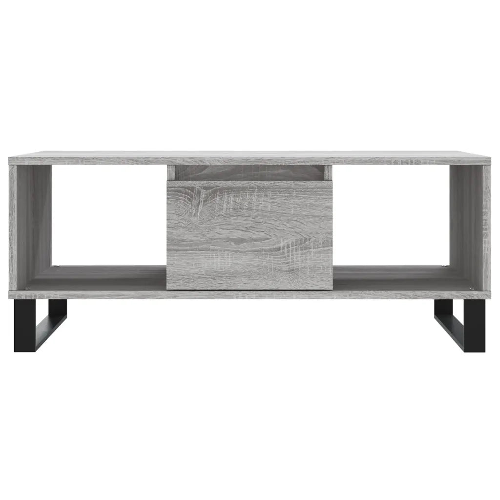 Tavolino salotto | Tavolino da caff¨¨ | Tavolino da Soggiorno Grigio Sonoma 90x50x36,5 cm Legno Multistrato