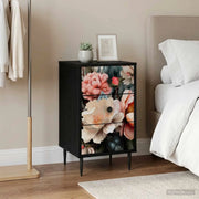 Armadio da Notte BORNE 2 pz Rovere Nero 36 x 33 x 61 cm 8007324
