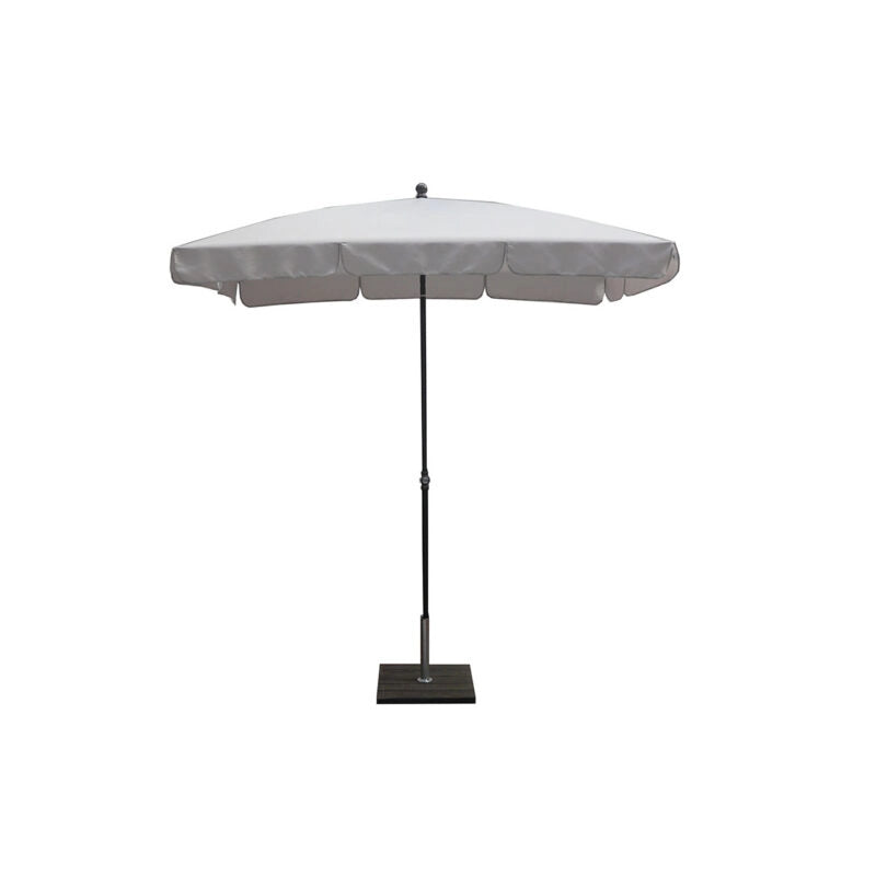 Ombrellone palo centrale Novara Made in Italy - 125 x 185 cm - grigio
