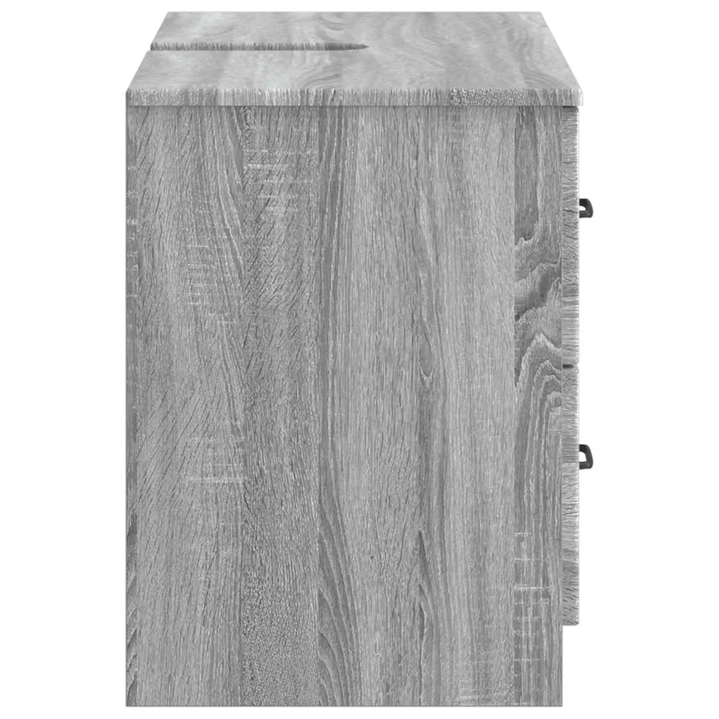 Armadio per Lavabo da Bagno UTRECHT Sonoma grigio 897681
