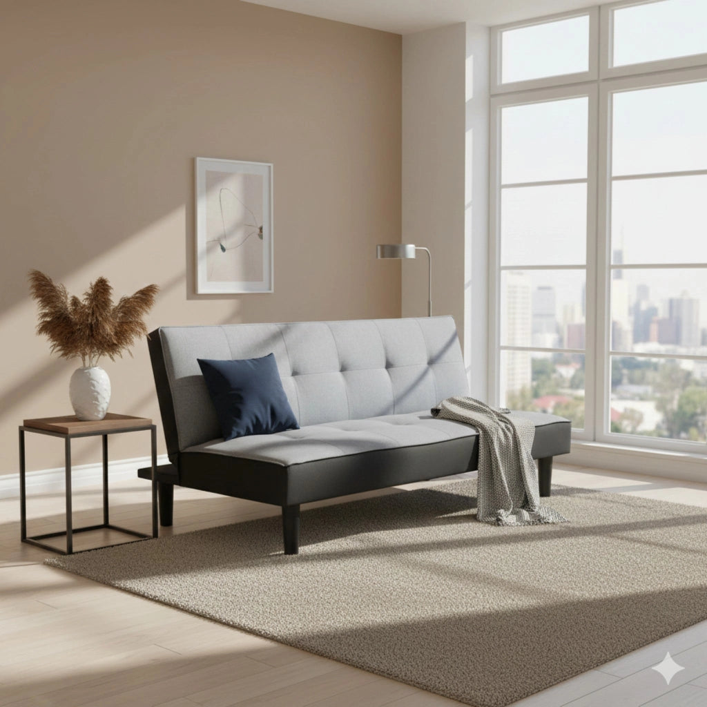 Divano Letto tre posti in Tessuto cm 180x86x78 - CIT