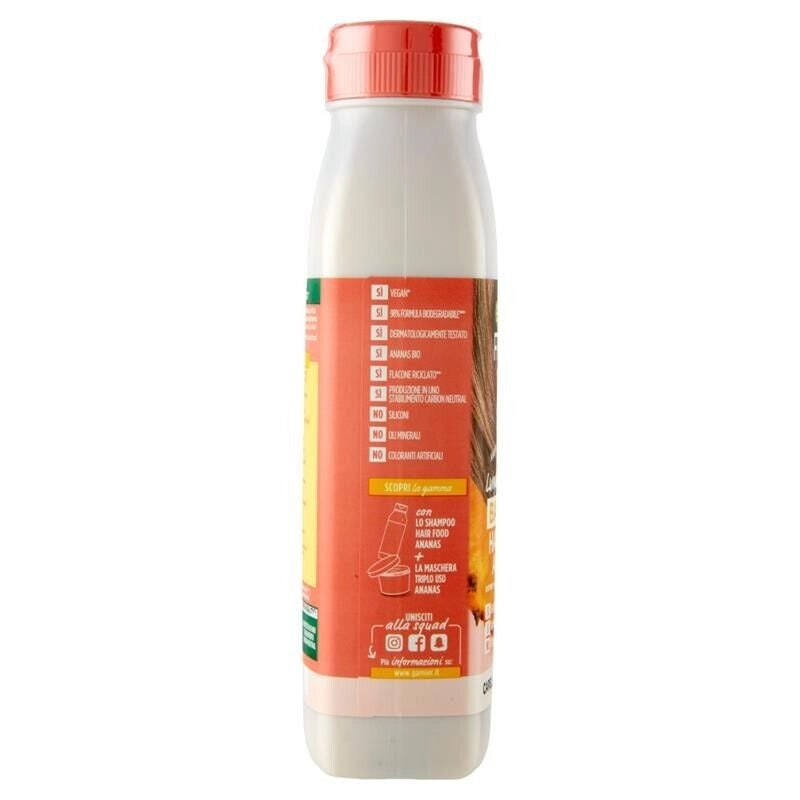 GARNIER FRUCTIS BALSAMO HAIR FOOD ANANAS PER CAPELLI LUNGHI E SPENTI 350 ML CON ANANAS