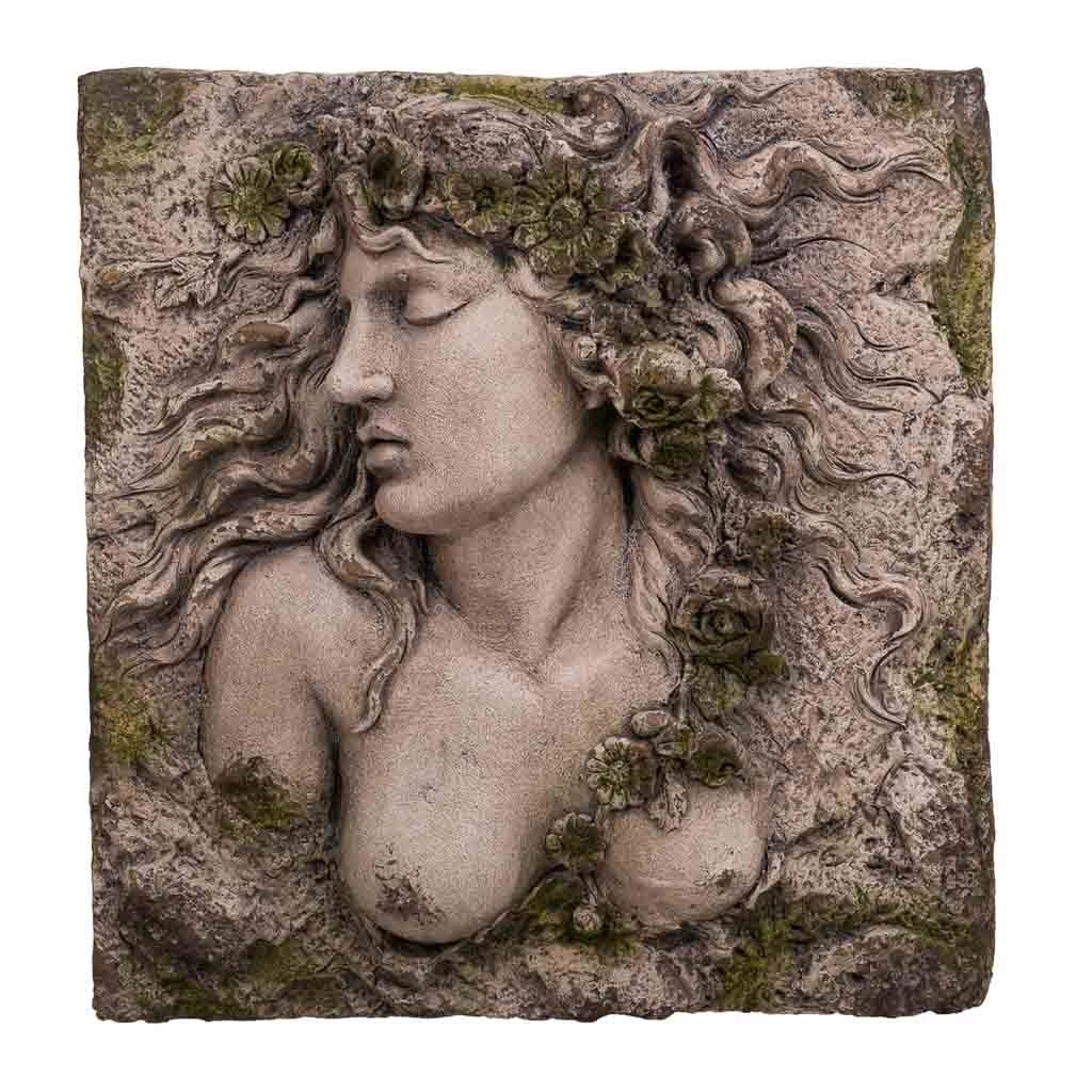 Fioriera decorativa da muro in magnesio 47x45x16h