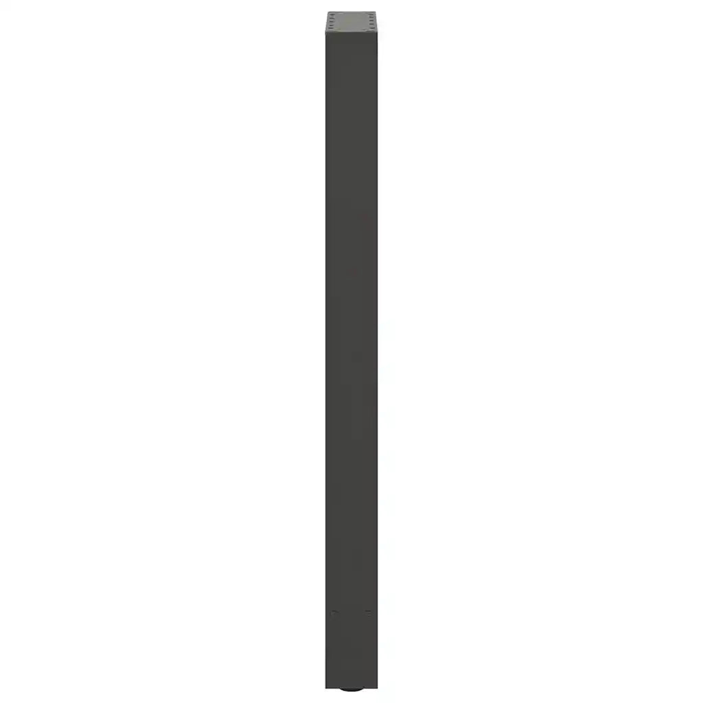 Gambe per tavolo da bar antracite 2 pz 40x(100-101) cm in acciaio 4013338