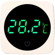 Termometro a LED per Acquario Digitale - Alta Precisione - Formato Compatto - Termometro di Acqua per Acquario e Terrario - Ideale per Monitoraggio Temperatura