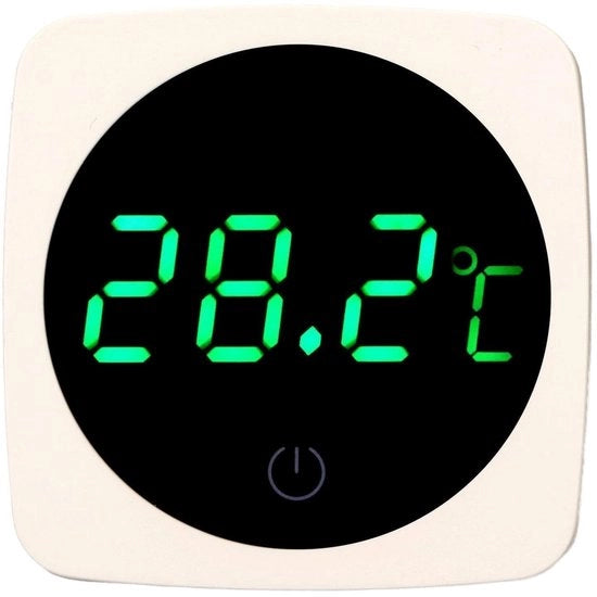 Termometro a LED per Acquario Digitale - Alta Precisione - Formato Compatto - Termometro di Acqua per Acquario e Terrario - Ideale per Monitoraggio Temperatura