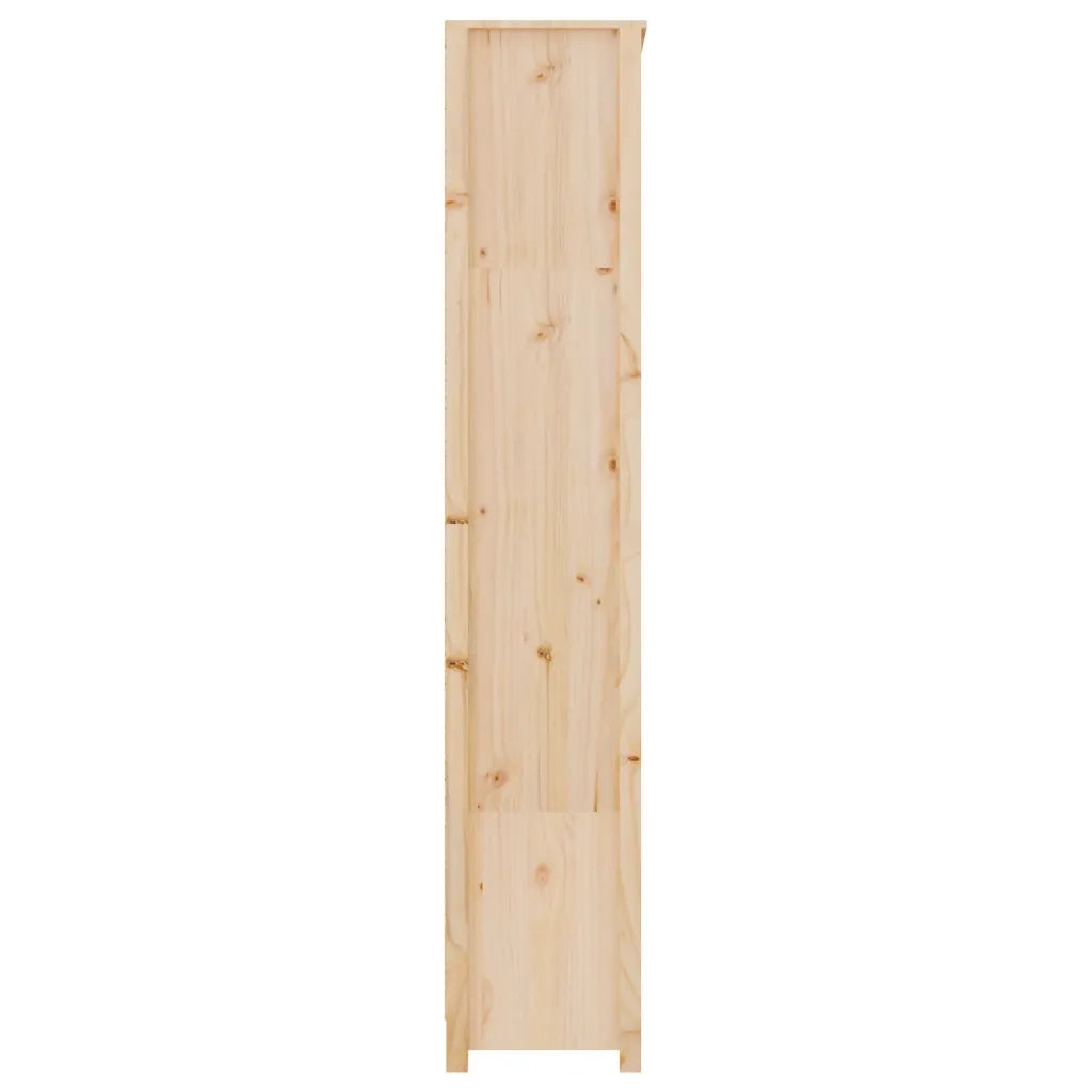 Libreria-Scaffale per Libri-Mobile di Stoccaggio 80x35x183 cm in Legno Massello di Pino