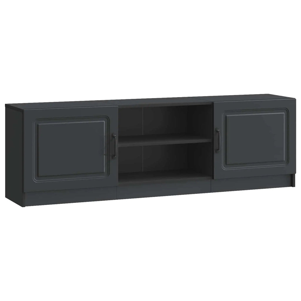 Mobile TV Nero 150 x 31 x 47 cm Legno ingegnerizzato