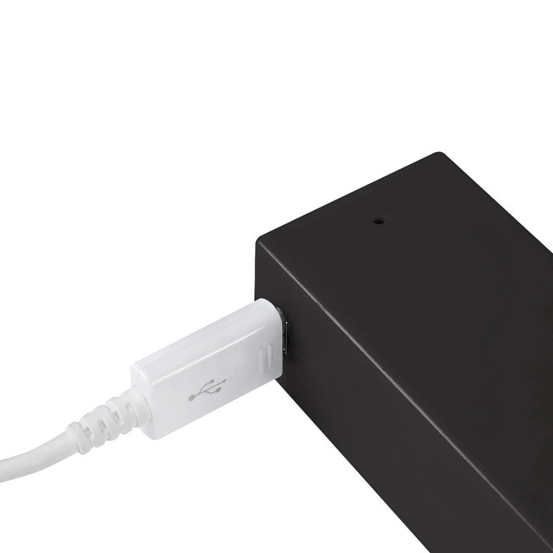 Barra Appendiabiti per armadi con luce LED Castor, batteria estraibile e sensore di movimento, L708 mm, Tecnoplastica ..