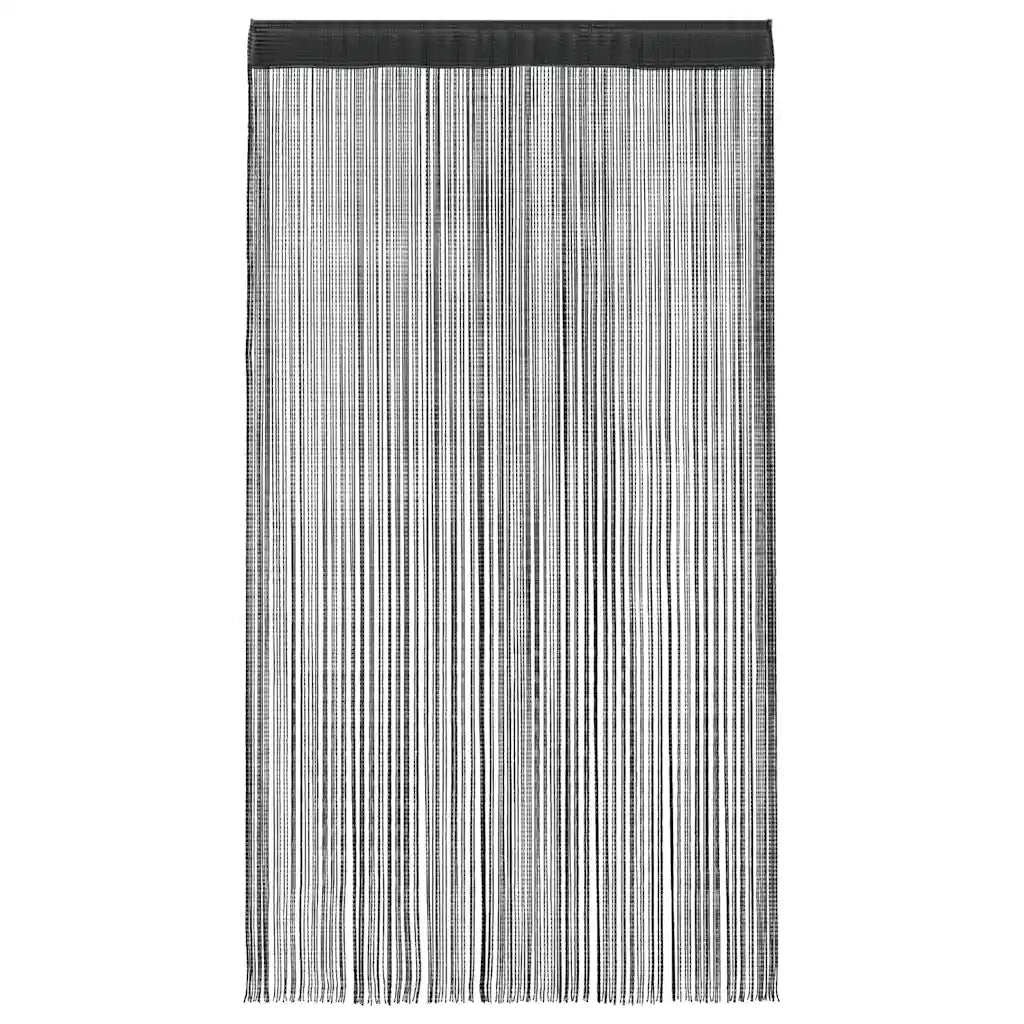 2 Pz Tende a Fili 140x250 cm Nere 132401