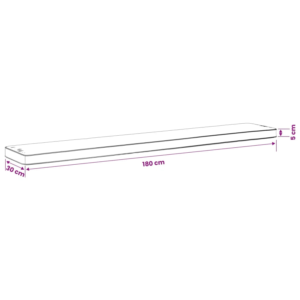 Cuscino per Panchina a 1 Pezzo VUGHT 100% Poliestere 950878