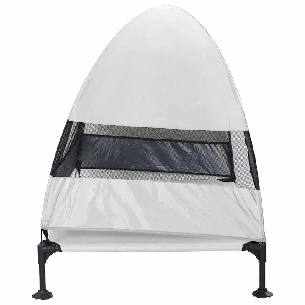 Letto per Cani Elevato Grigio Argento 127 x 81 x 108 cm CFW7610364