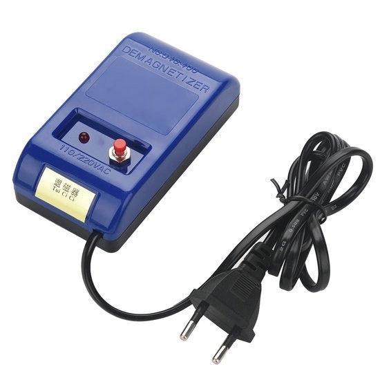 Strumento Demagnetizzatore Professionale per Orologi - 250V Alimentazione - Predefinito per l'Europa - Demagnetizzazione - Facile da Usare - Azione Rapida - Demagnetizzatore per Orologi
