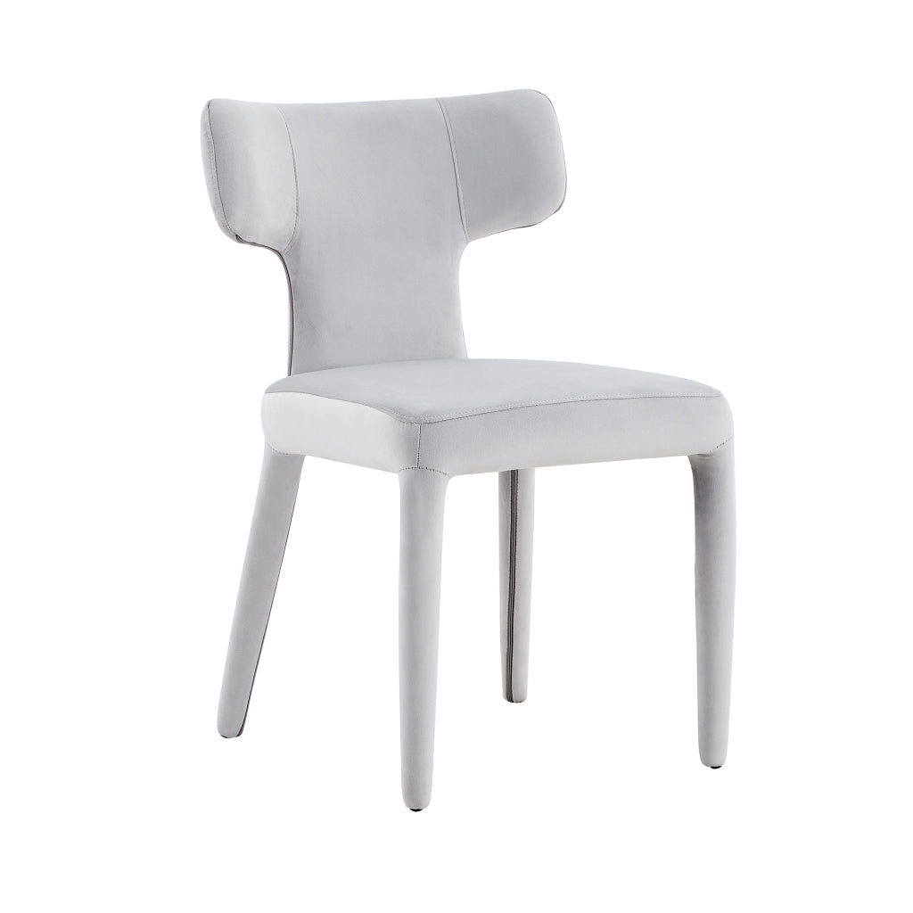 SEDIA da pranzo T 80,7 cm Grigio chiaro Set da 2 pezzi