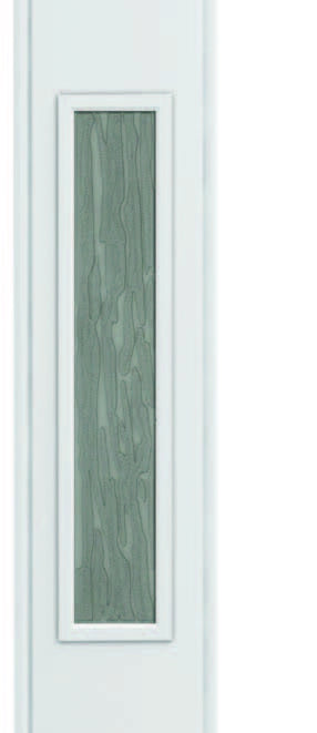 Folding Door for Interiors 82x210 cm in PVC with Niagara Glass, Extra Standard Model, Pastel White