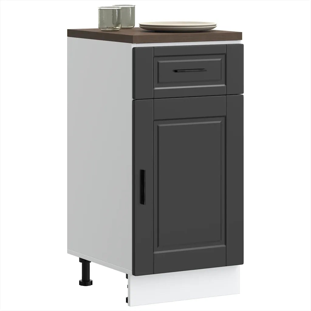 Pensile da cucina | Base da Cucina Porto Nero in Legno Multistrato