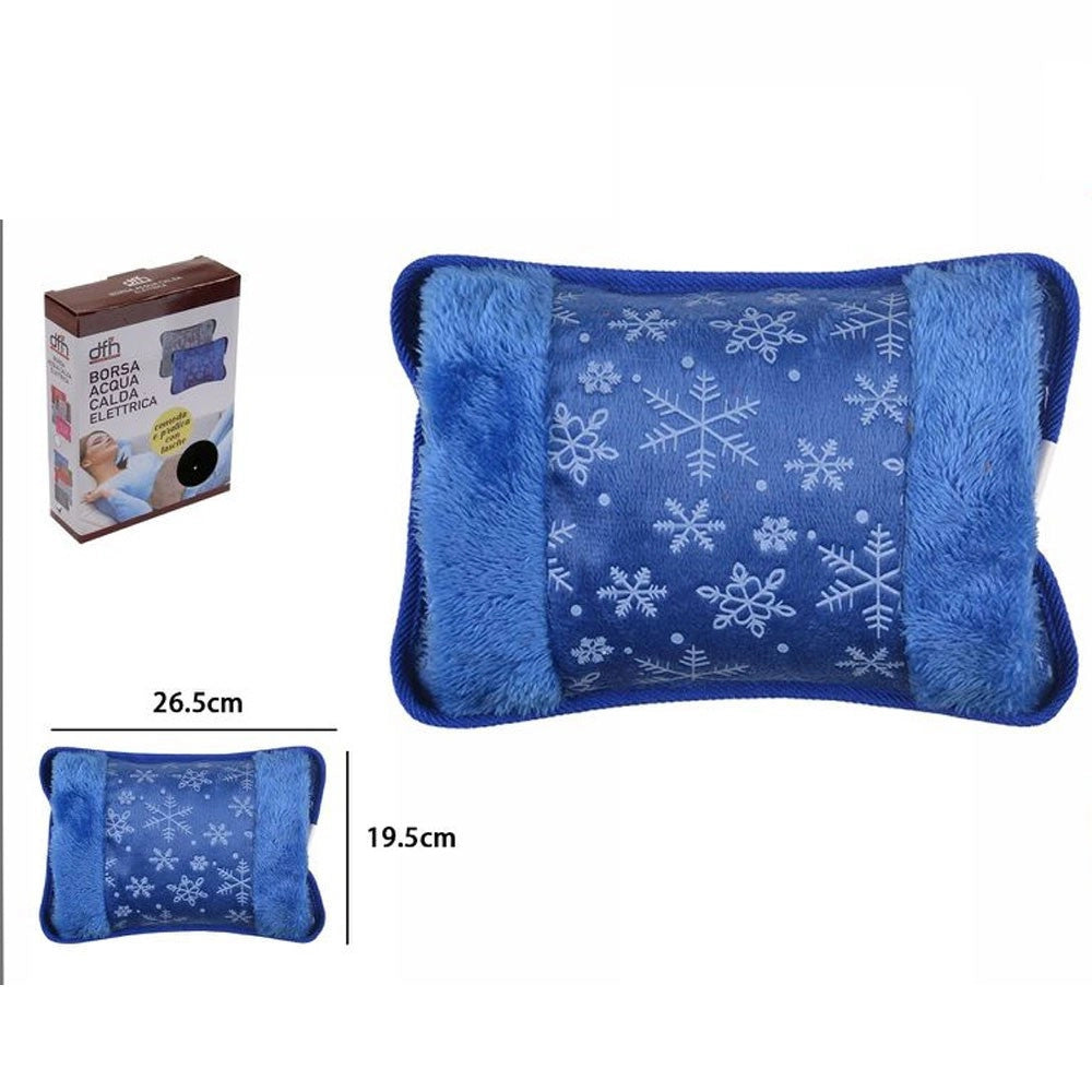 Trade Shop - Borsa Acqua Calda Elettrica Neve Con Tasca Scalda Mani Vari Colori Reversibile -
