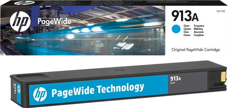 HP Cartuccia ciano originale 913A PageWide