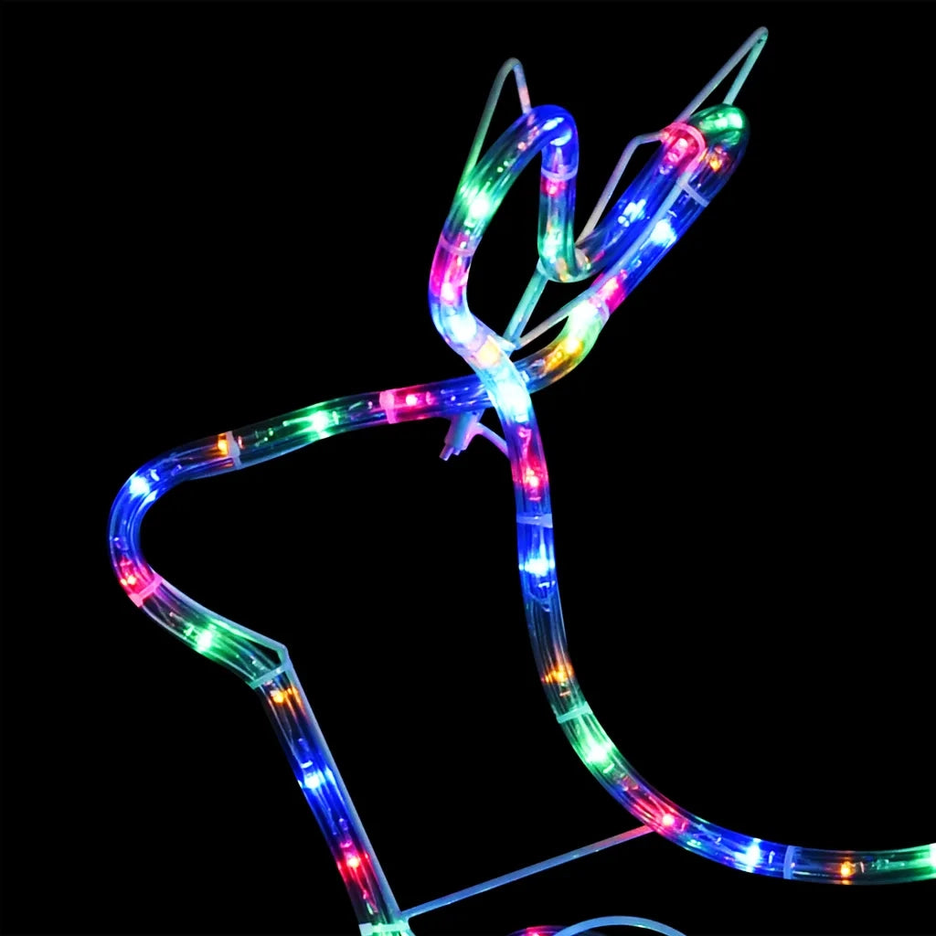 Renne e Slitta Decorazione Natalizia per Esterni 252 LED 329810