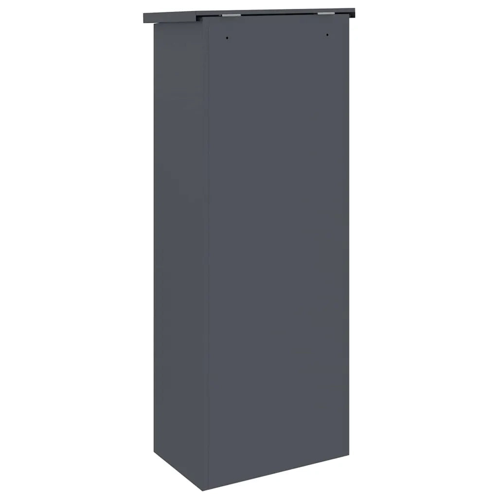 Cassetta per pacchi Antracite 44,5 x 29 x 110,5 cm Acciaio