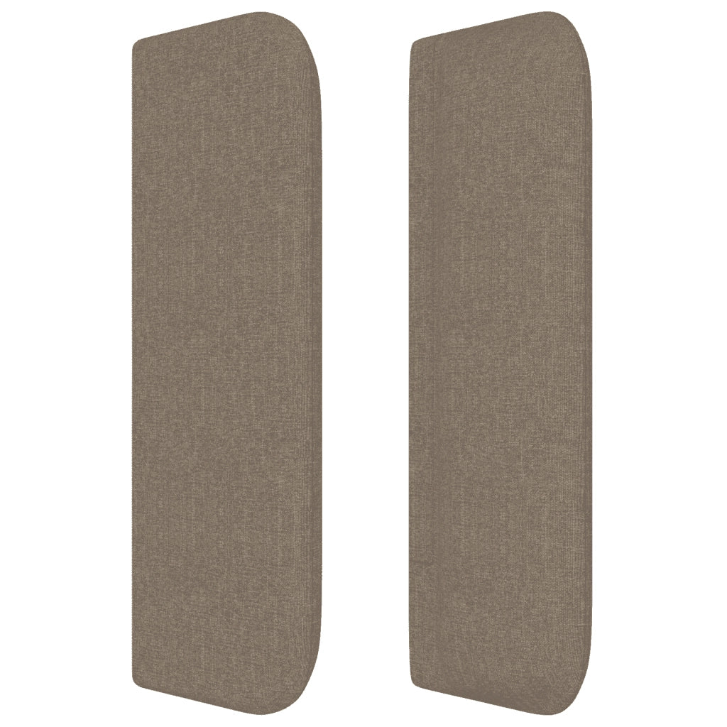 Giroletto a Molle con Materasso Tortora 200x200 cm in Tessuto 3130061