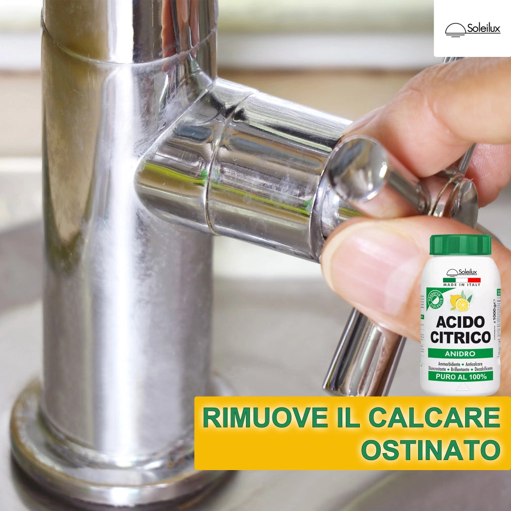 2X Acido Citrico Anidro 1kg Prodotto Ecologico