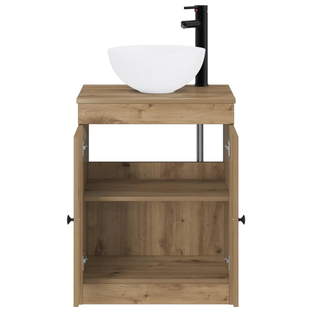 Set di mobili per il bagno Rovere Artigianale 3404221