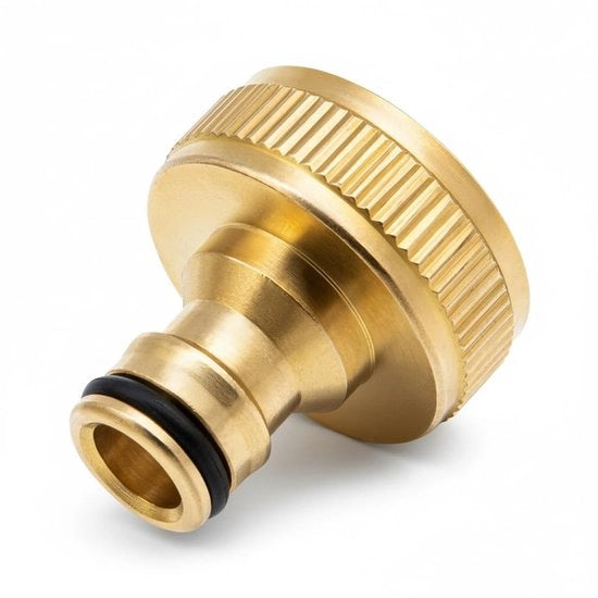 Adattatore per tubi in rame di alta qualità - 24K Gold - Adattatore per tubi idraulici - Ideale per giardino e casa - 2,5 cm
