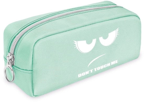 Etui con grande capacità, zaino per pennarelli, etui per scuola, ufficio, verde (non toccare)