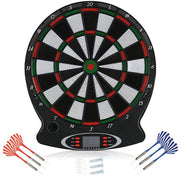 Tavolo da Darts Elettronico con Display LCD per la Scoring - Gioco da Darts per Casa - Incluso 6 Dart - Elettrico - Softtip