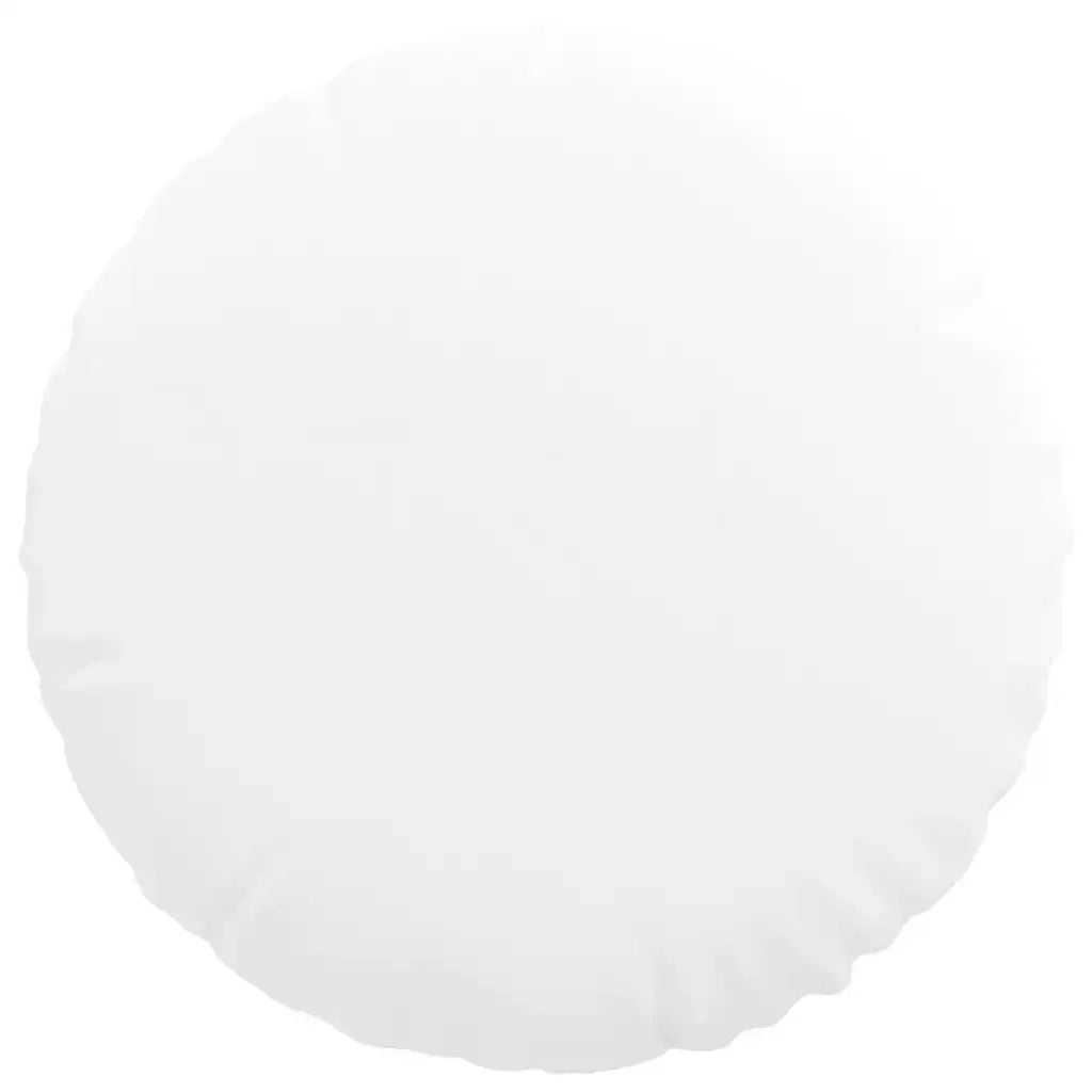 Cuscini per Seduta 2 pcs Bianco Ø40 x 13 cm Tessuto