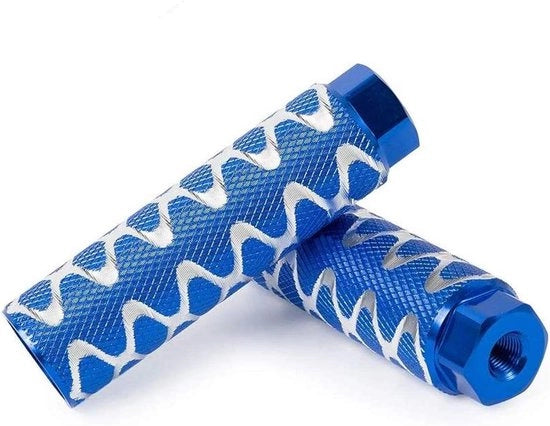 Pedali di Piede in Lega di Alluminio Non-Slittanti Portata di Carico Pedali di Piede per Stunt Pedali di Piede Non-Slittanti per Mountain Bike Accessori per Passaggiere 2