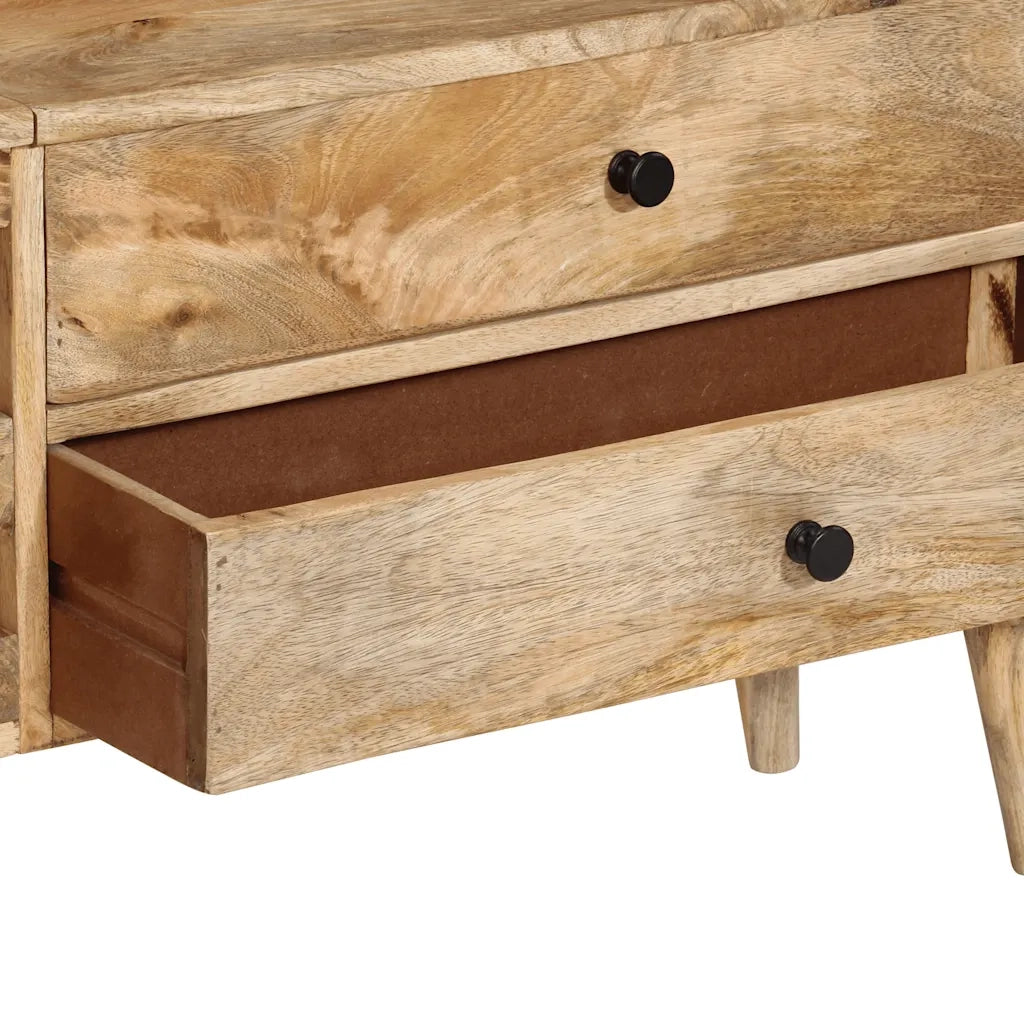 Mobile Porta TV 140x30x50 cm in Legno Massello di Mango 320797