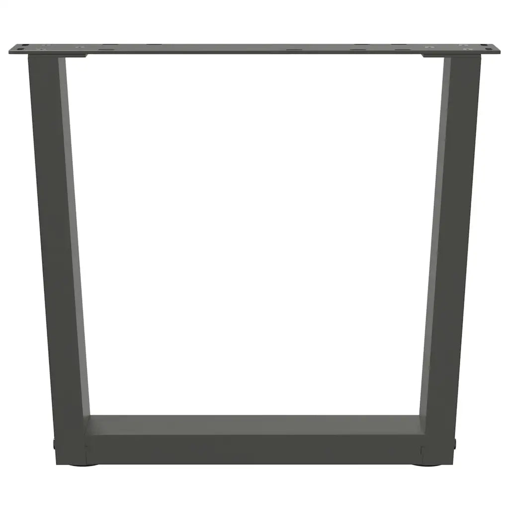 Gambe per Tavolino da Caffè a Forma di V 2 pz Antracite 60x(42-43,3) cm Acciaio 4012634